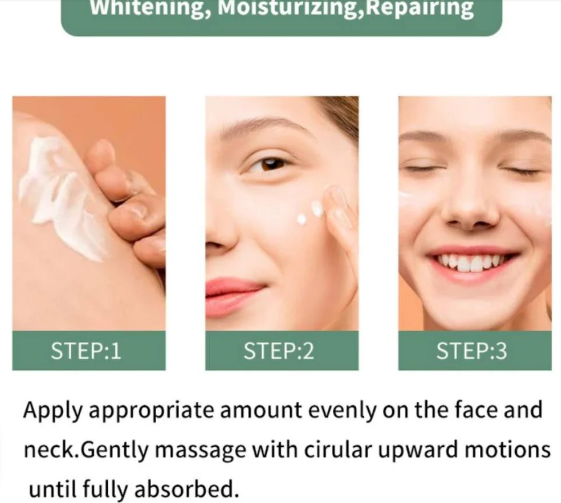 Whitening cream for body