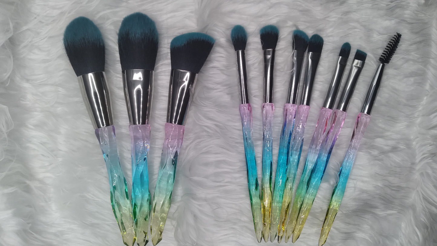 Marmol make-up brushes 10pcs