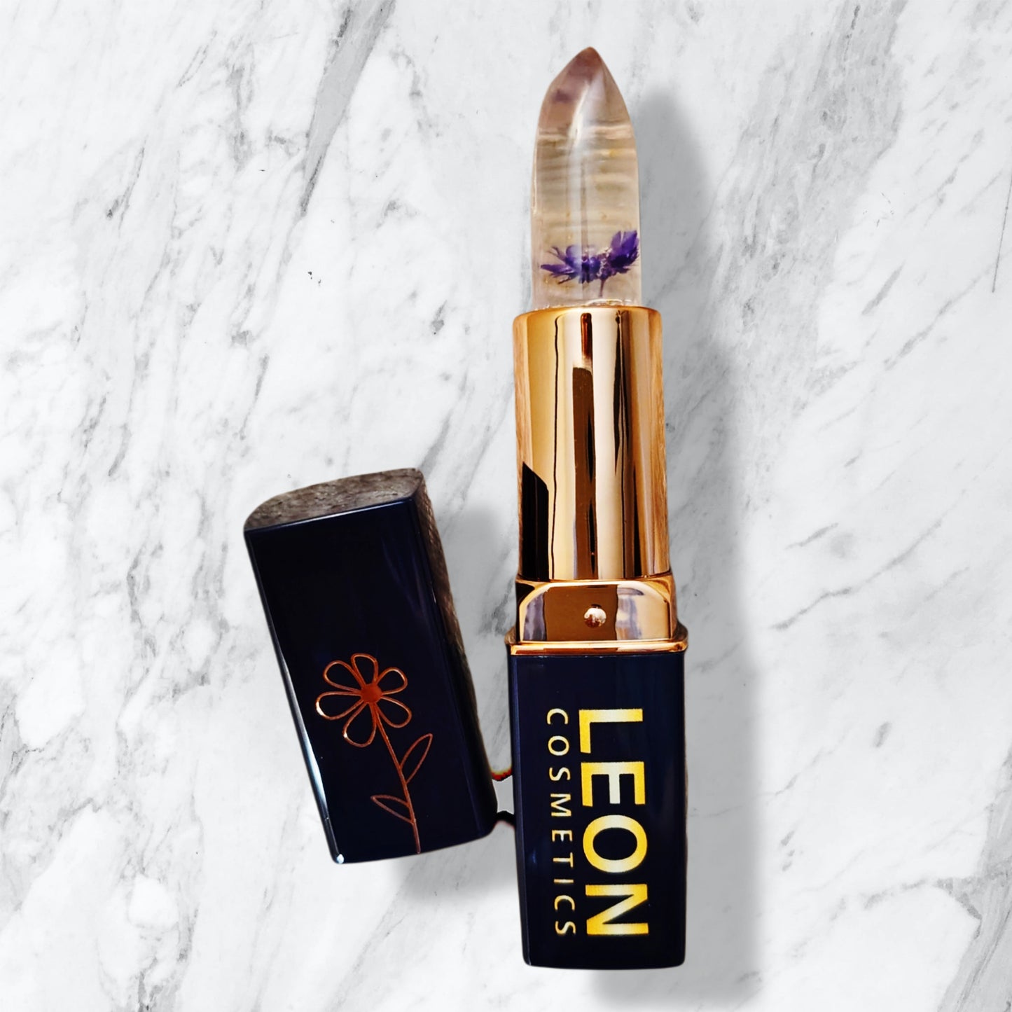 Flower lipstick color changing
