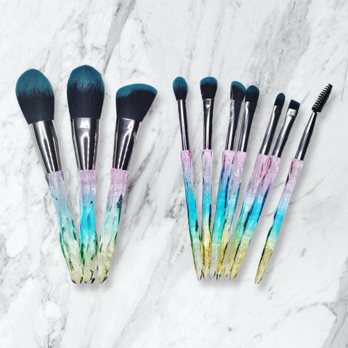 Marmol make-up brushes 10pcs