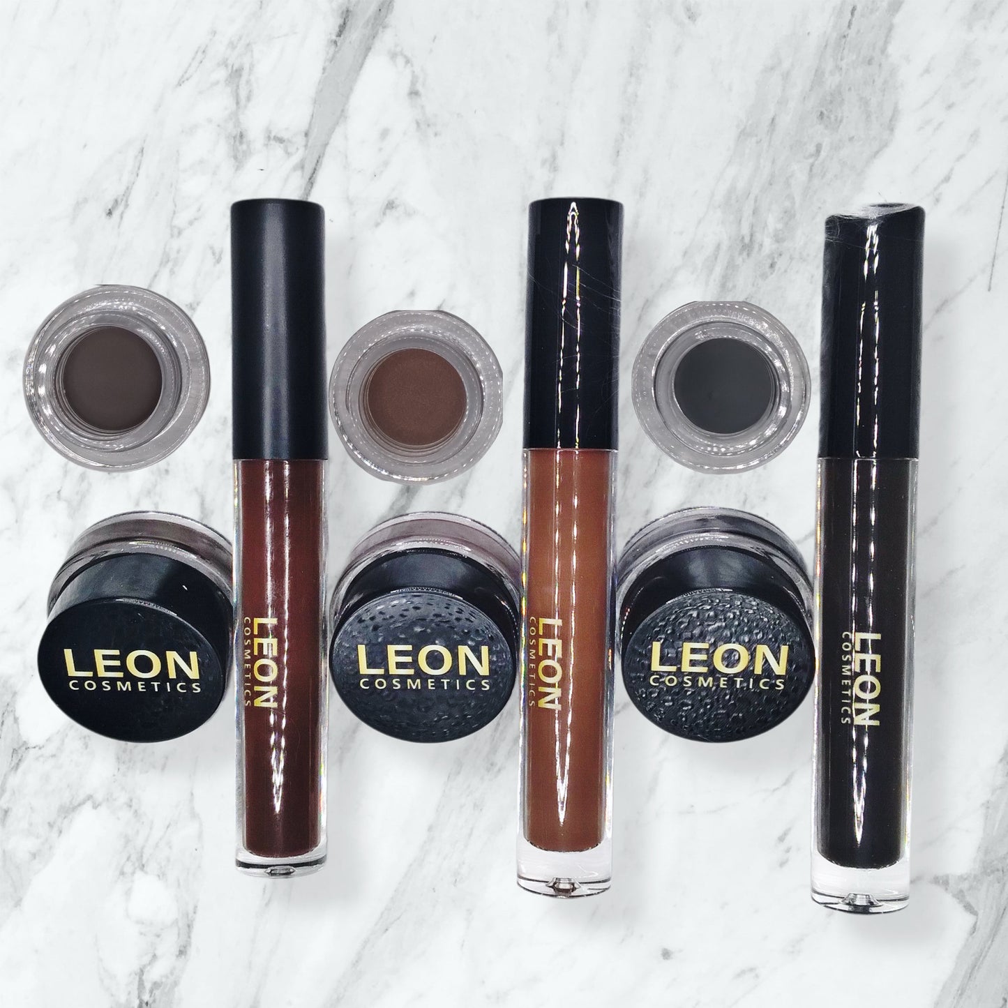 Set eyebrow, gel and cream