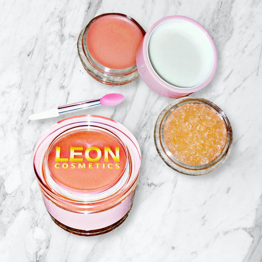 Lip scrub double action: balm and scrub