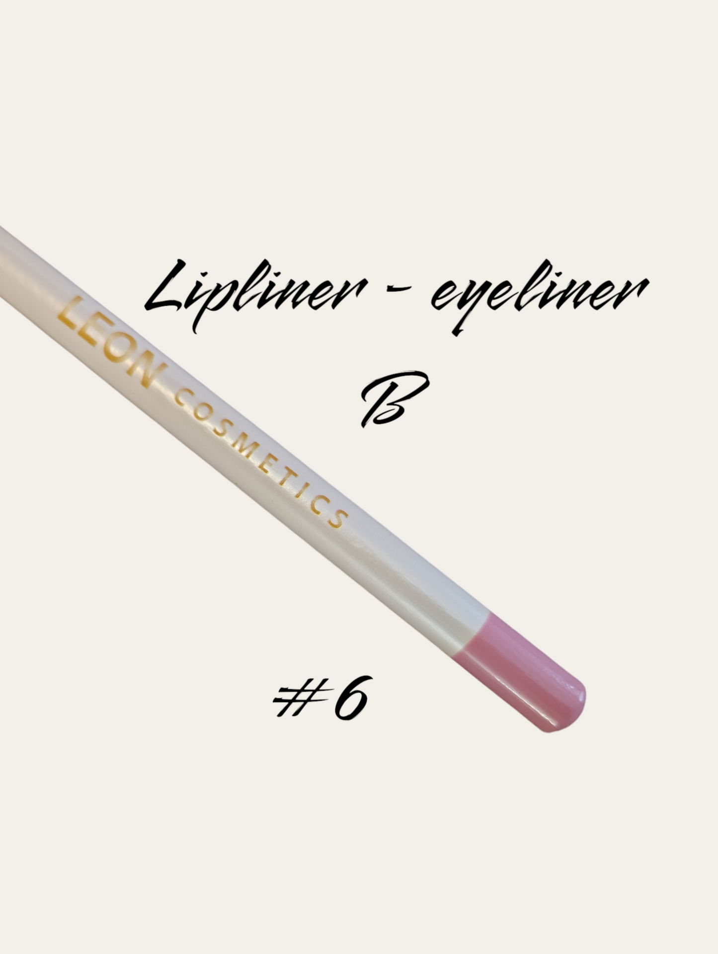 Lipliner and eyeliner B