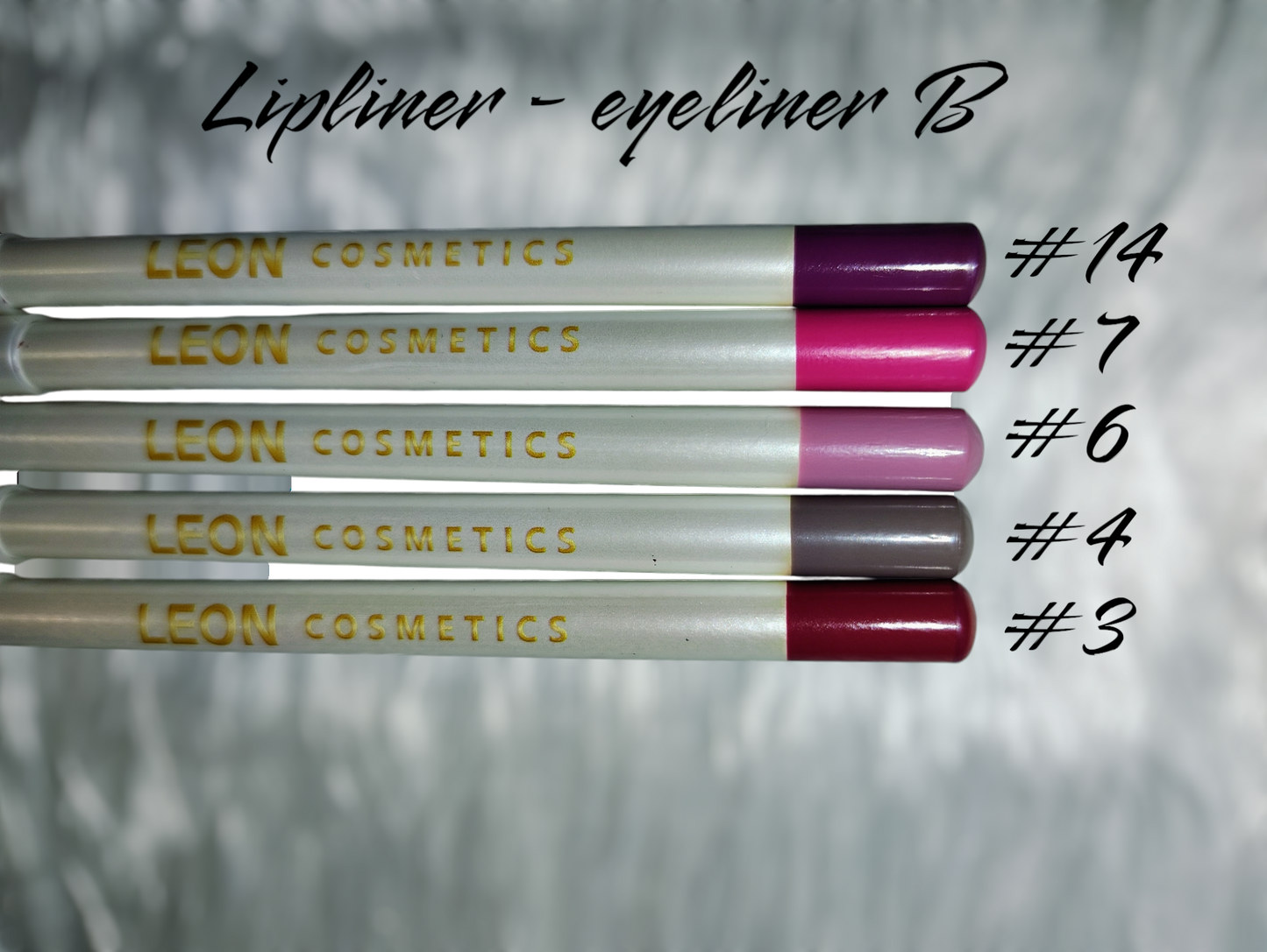 Lipliner and eyeliner B