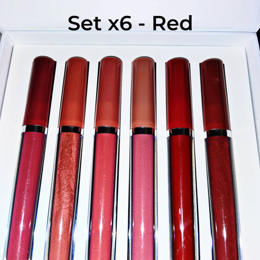 Set x6 Matte liquid lipstick